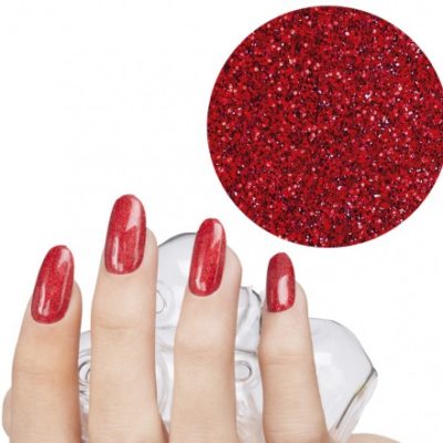 Smalto Semipermanente Estrosa Longlasting 7ml ROSSO GLITTER