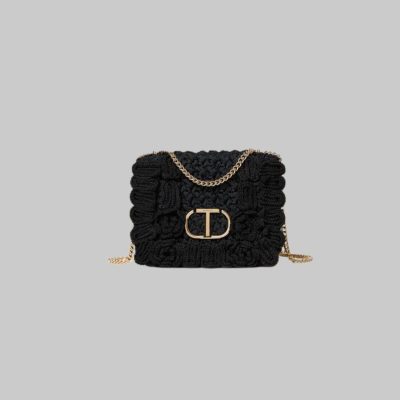 TWINSET | Borsa a tracolla con ricamo crochet