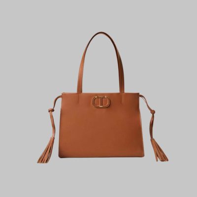 TWINSET | Borsa shopper ‘Étoile’ in pelle con nappe