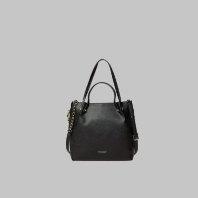 TWINSET |Borsa shopper con zip laterali