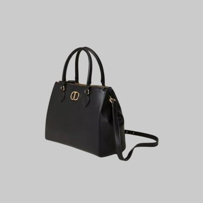 TWINSET | Borsa shopper con tramezzo e Oval T